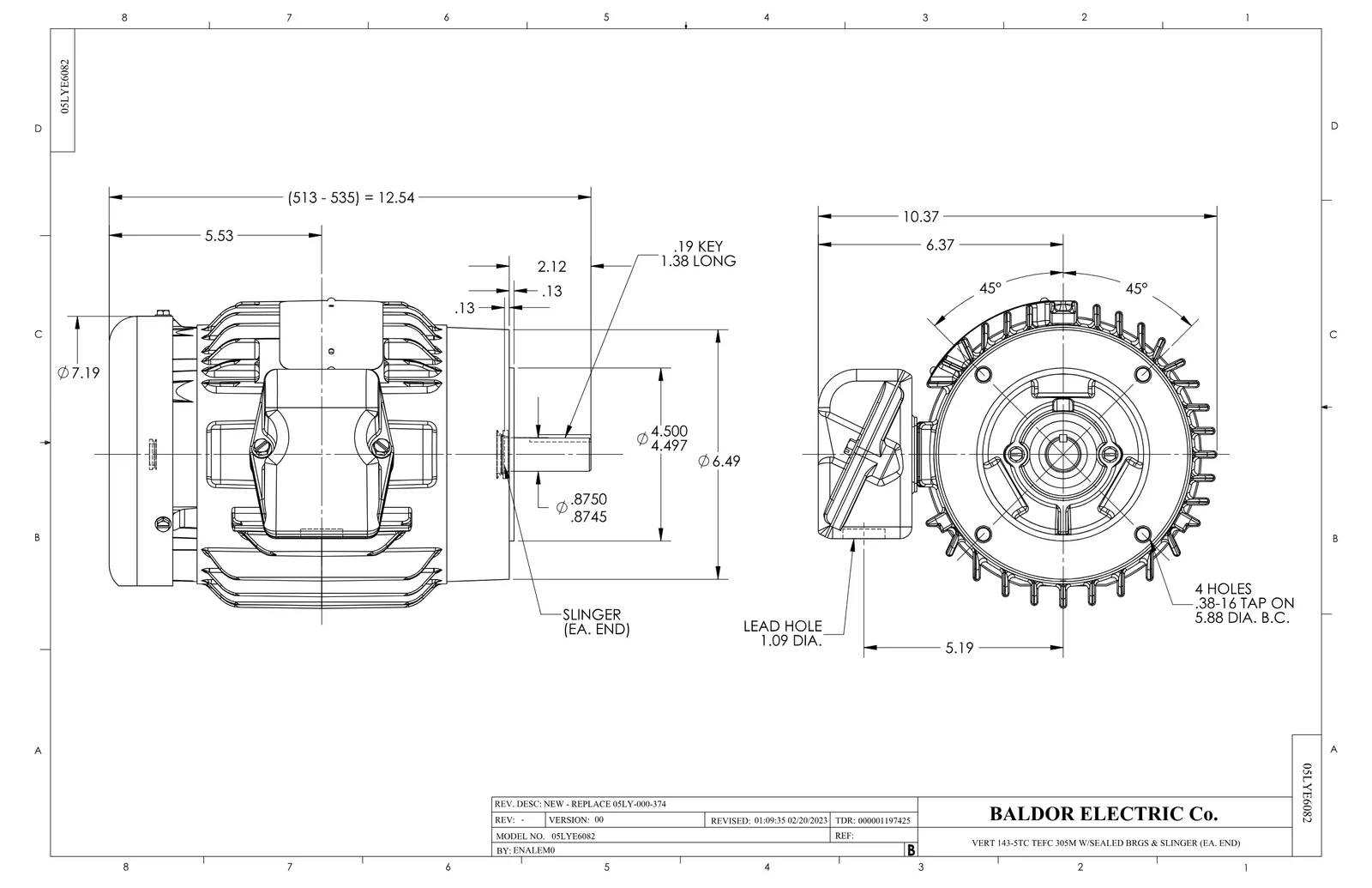 Baldor VXT3016T-5