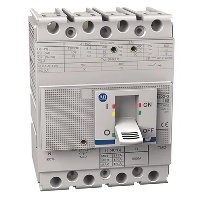 Allen Bradley 140G-G6E4-D16 140G 160A Frame Molded Case Ckt-Bkr