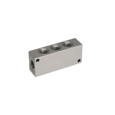 Camozzi 3043 1/2-4D-3/8 DOUBLE EXIT COLLECTORS