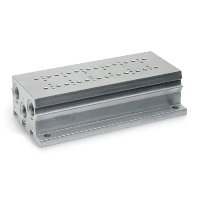 Camozzi P208-06 SINGLE MANIFOLD BACK OUTLETS