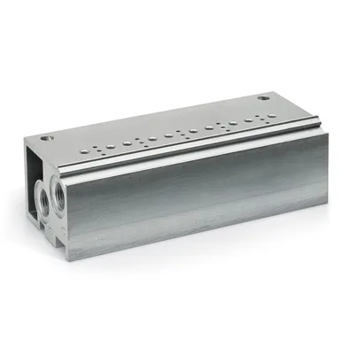 Camozzi P104-02 SINGLE MANIFOLD FRONT OUTLETS M5