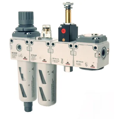 Camozzi MC202-GN-5-FL ASSEMBLED FRL GROUP