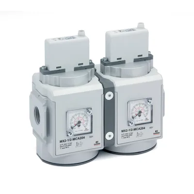Camozzi MX2-1/2-MCV204-LH ELECT. MANIF. REG. SX