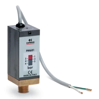 Camozzi PM681-1 PRESS. SWITCH VISUAL SETTING