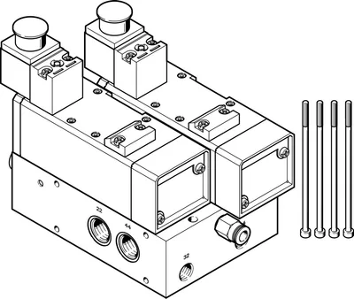 Festo VABP-S1-2V1G-G38-2M-A1