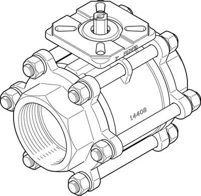 FESTO VZBA-3"-GG-63-T-22-F0710-V4V4T