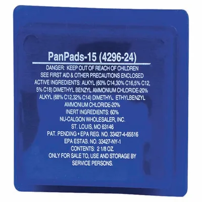 Nu-Calgon 4296-24 PANPADS 15 TABLETS (UP TO 15 TON