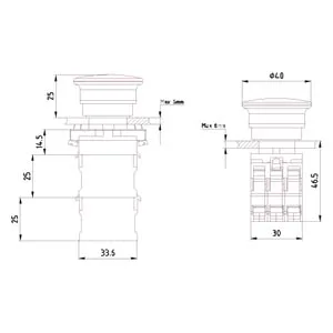 Siemens 3SB6160-1BA20-1CA0
