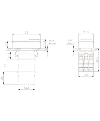 Siemens 3SB6165-3CA24-1MK0