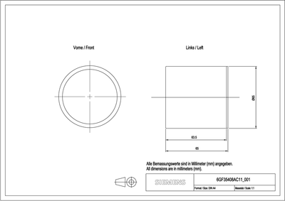 Siemens 6GF3540-8AC11