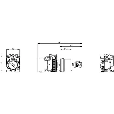 Siemens 3SU1100-4BF11-1BA0