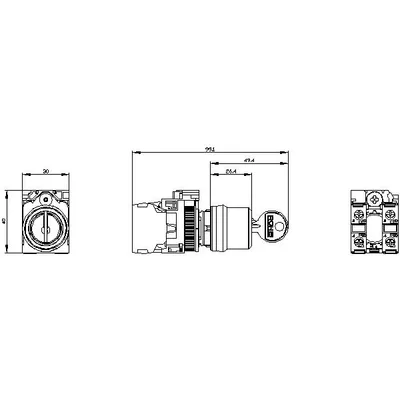Siemens 3SU1100-4BL11-1NA0