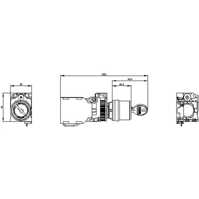 Siemens 3SU1100-4BF21-3TA0