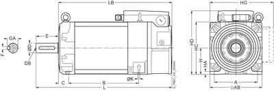 Siemens 1PH8135-1DG02-2BH1