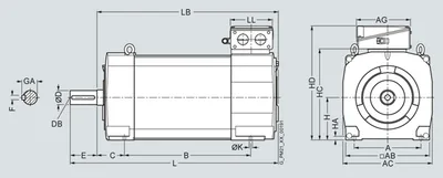Siemens 1PH8186-1DL20-9LB1N0B