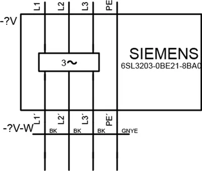 Siemens 6SL3203-0BE21-8BA0