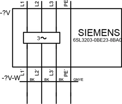 Siemens 6SL3203-0BE23-8BA0