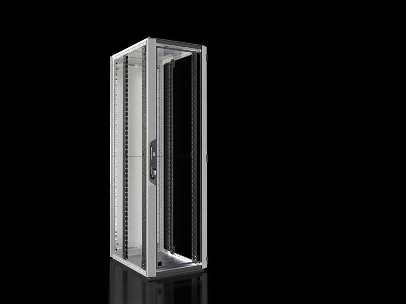 Rittal VX 5330.133 VX IT, 19" mounting angles, standard, front and rear, glazed door, WHD: 600 x 2000 x 800 mm, 42 HE, IP 55