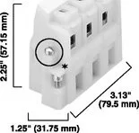 Allen Bradley 1492-ED103 NEMA 3 Pole Pull-Apart Terminal Block