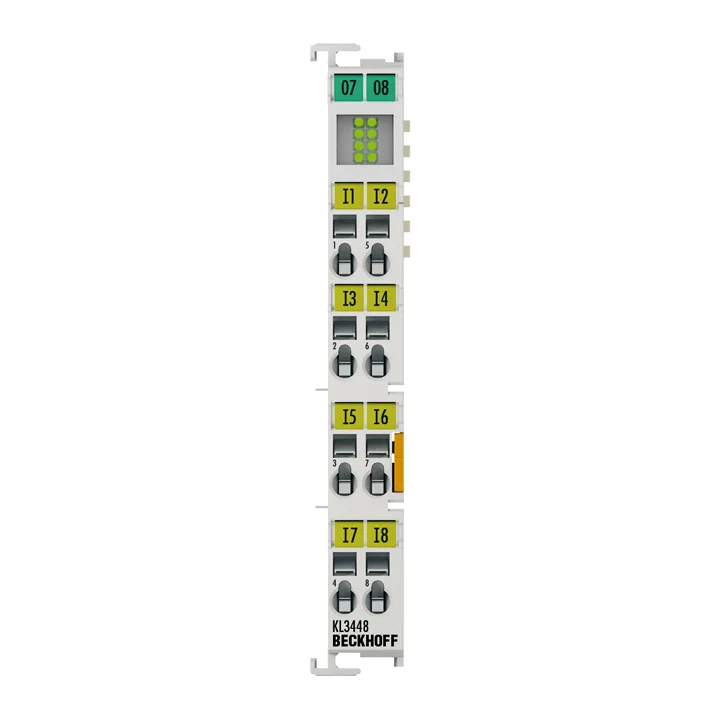 Beckhoff KL3448 Bus Terminal, 8-channel analog input, current, 0…20 mA, 12 bit, single-ended