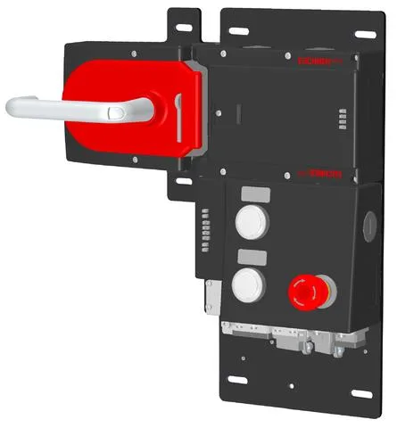 Euchner MGB-L1HB-PNA-L-121856 Locking set MGB-L1-PN (guard locking by spring force) with 3 control elements, push-pull plug