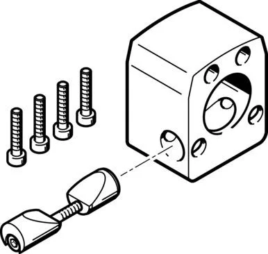 Festo EAMK-A-E20-32B Coupling housing