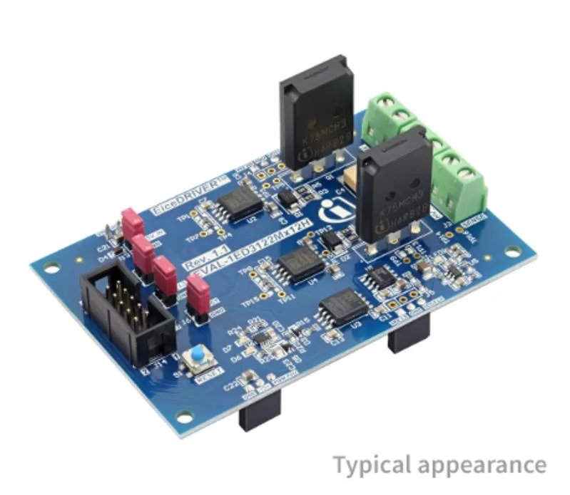 Infineon EVAL-1ED3122MX12H Evaluation board for 1ED3122MX12H - 2300 V, 10 A, 57 kV (rms) single-channel isolated gate driver