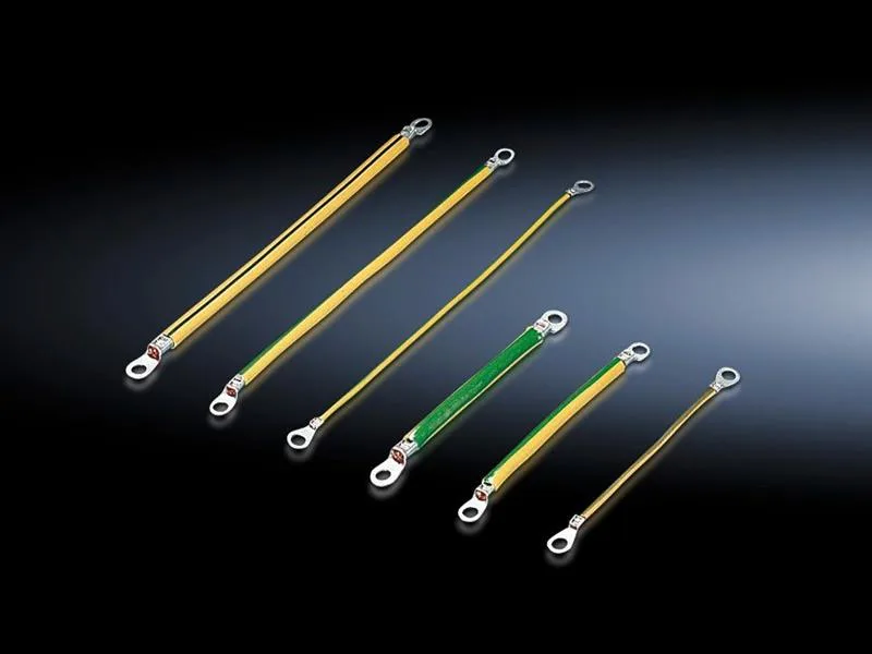 Rittal SZ 2565.050 SZ Earth strap, L: 350 mm, Connection: M6-M6, cross-section 10 mm²