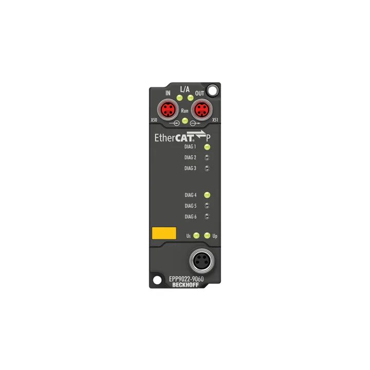 Beckhoff EPP9022-9060 EtherCAT P Box, with voltage diagnostics, TwinSAFE SC