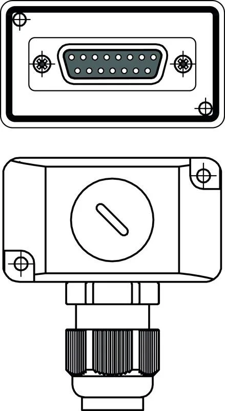 Leuze RS4-MGS-X1-Set Set konnektör