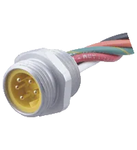 Pepperl+Fuchs 1/2" NPT-V95-G-S-.3M Male receptacle, 7/8" UN / 1/2" NPT, 5-pin