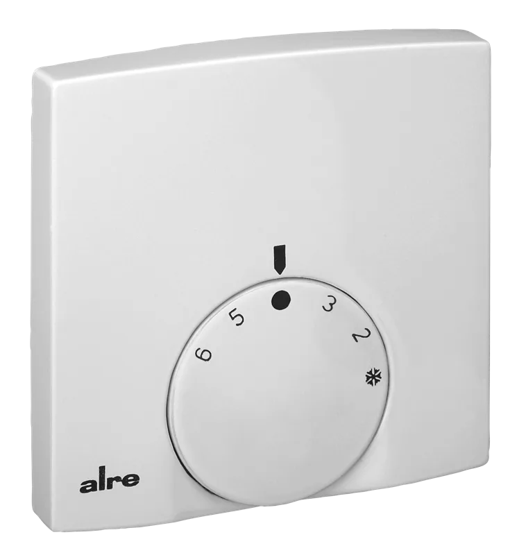 Alre RTBSB-201.500 Room thermostat, surface-mounted super flat, 5…30…°C, 230V AC, NC contact, 2-wire connection