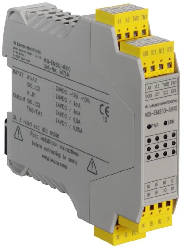 Leuze MSI-EM202-8I4IO Güvenli I/O modülü