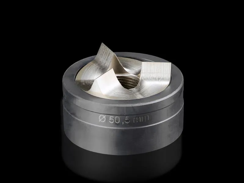 Rittal AS 4055.150 Splitter hole punch, round for stainless steel, round, with triple splitting