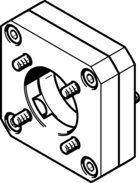 Festo EAMF-A-44A/B-40G Motor flanşı