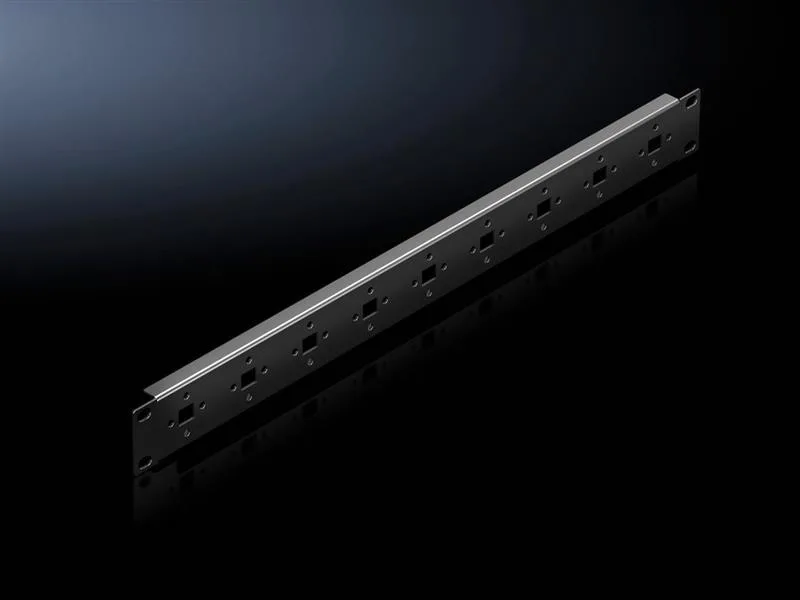 Rittal DK 5302.204 Mounting panel, 4826 mm (19"), 1 U, sheet steel, RAL 9005