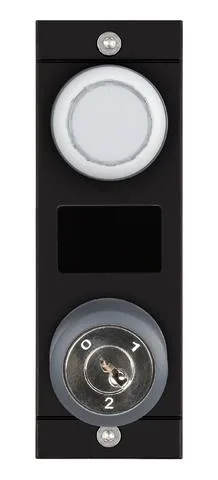 Euchner MSM-1-P-CA-LQU-C4-155860 Submodule MSM-1-P (white cover for indicators, slide-in label, key-operated rotary switch)