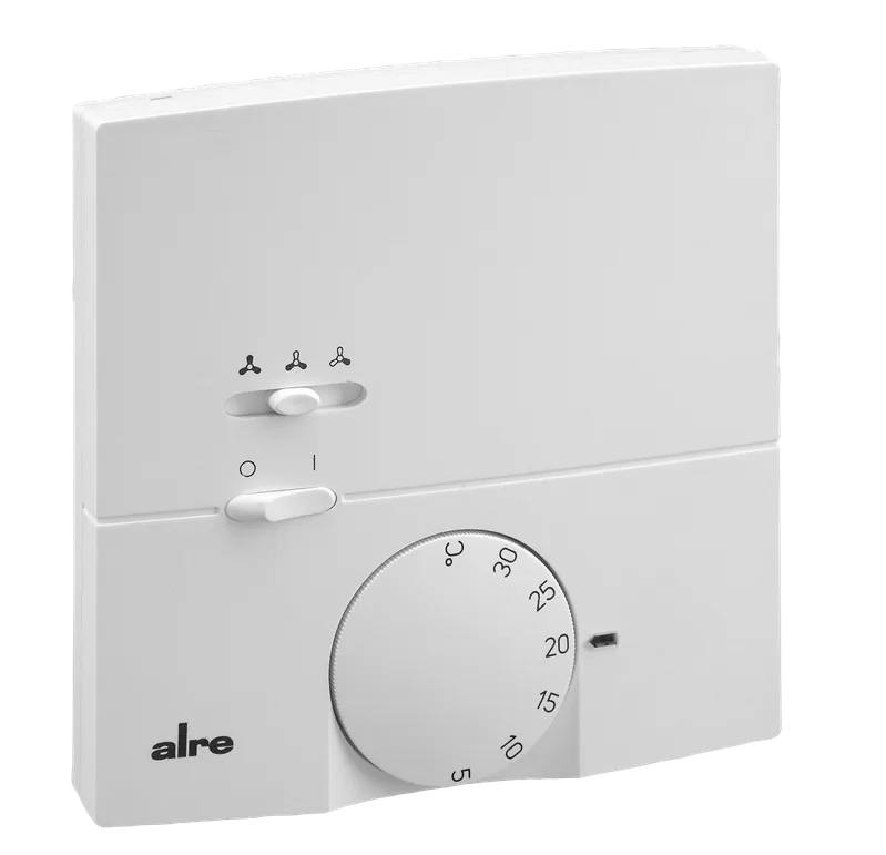 Alre KTBSB-112.070 Room thermostat, heating/cooling, surface-mounted, 230V AC, 3-stage fan output
