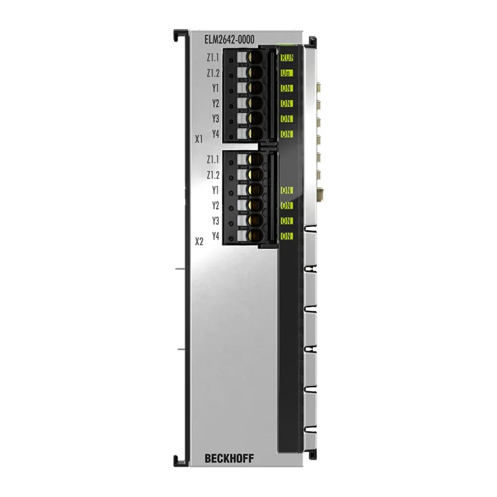 Beckhoff ELM2642-0000 EtherCAT Terminal, 2-channel reed output, multiplexer, 48 V AC/DC, 05 A, potential-free, 1 x 4
