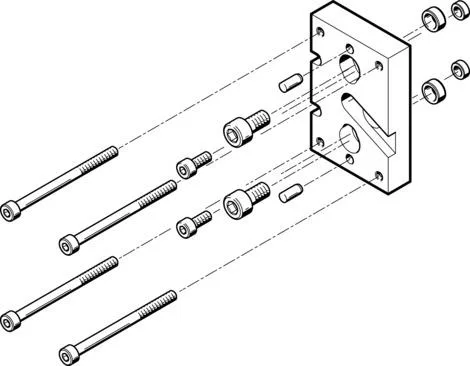 Festo HAPG-SD2-23 Adaptör Takımı