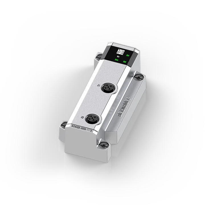 Beckhoff MO6022-0000-1112 I/O module, 2-channel communication interface, serial, RS422/RS485, M12, B-coded