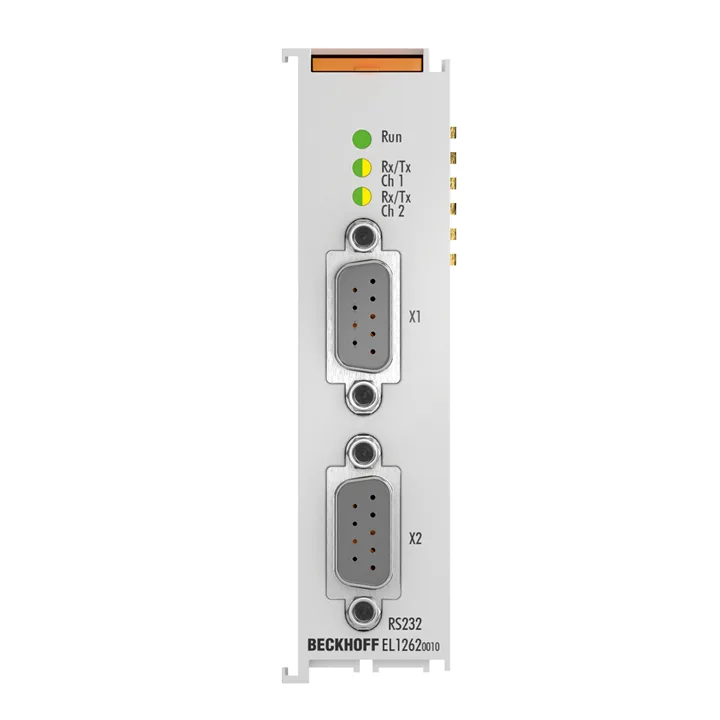 Beckhoff EL1262-0010 EtherCAT Terminal, 2-channel digital input + 2-channel digital output, 5 V DC, 100 ns, 01 A, RS422/RS485, oversampling