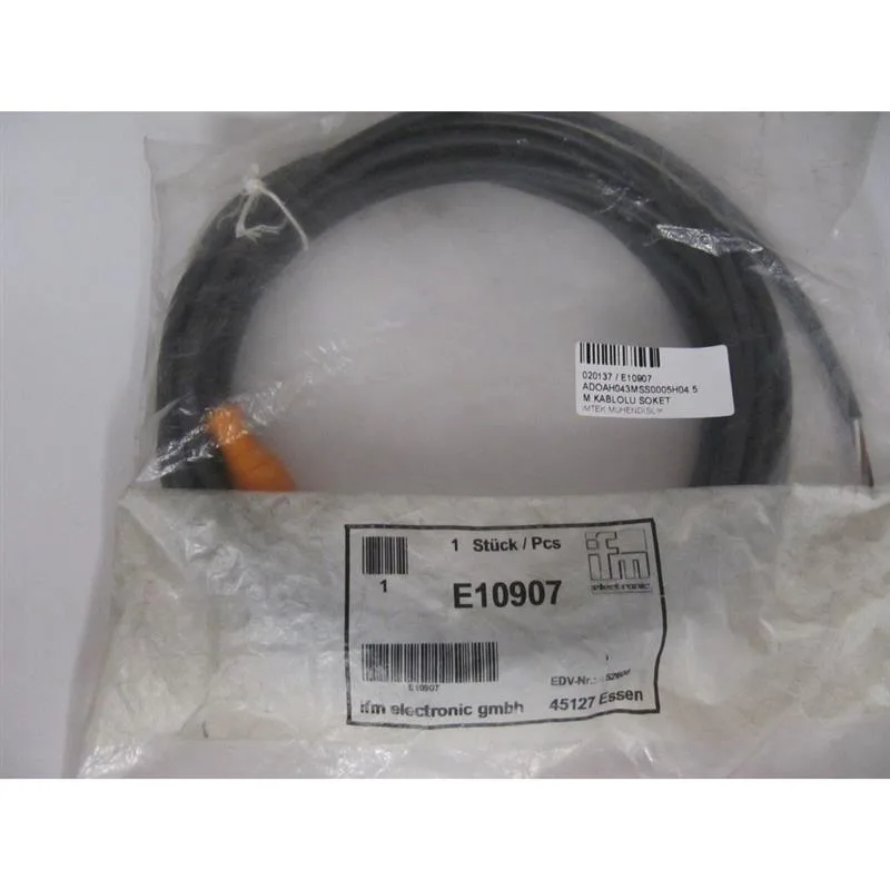 Ifm Electronic E10907 ADOAH043MSS0005H04 Connecting Cable With Socket Ifm