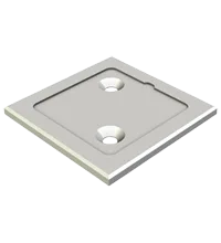 Pepperl+Fuchs PGV-PP-GM-TAGM2x2 Countersunk plate for mounting in a floor groove