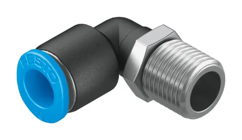 Festo QSMLL-1/8-6 L-Uzun-Çabuk Bağlantı Rakoru
