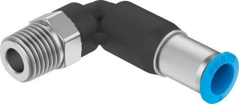 Festo QSKL-1/4-8 L-Çabuk Bağlantı Rakoru (Kendinden Kilitlemeli)