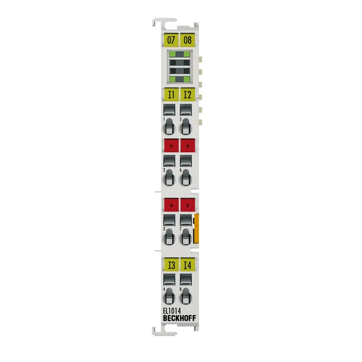 Beckhoff EL1014 EtherCAT Terminal, 4-channel digital input, 24 V DC, 10 µs