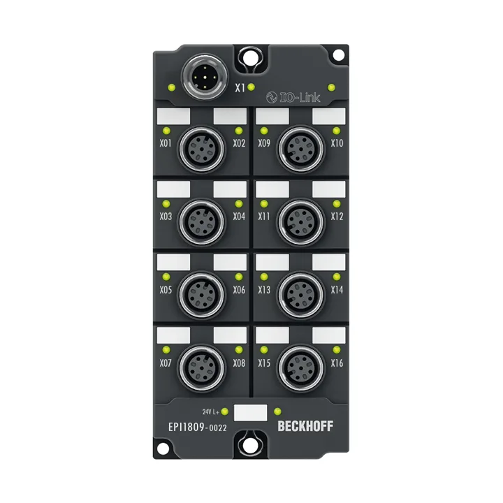 Beckhoff EPI1809-0022 IO-Link box, 16-channel digital input, 24 V DC, 3 ms, M12