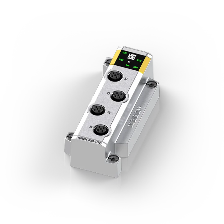 Beckhoff MO2934-0000-1112 I/O module, 4-channel digital output, 24 V DC, 2 A, M12, TwinSAFE, TwinSAFE Logic