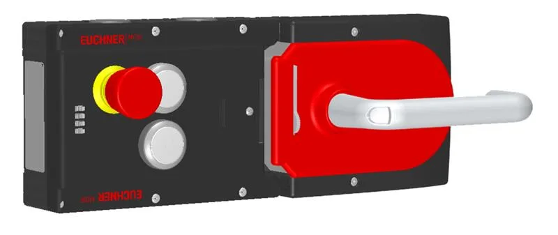 Euchner MGB-L1H-ARA-R-121235 Locking set MGB-L1H-ARA (guard locking by spring force) with 2 pushbuttons, emergency stop
